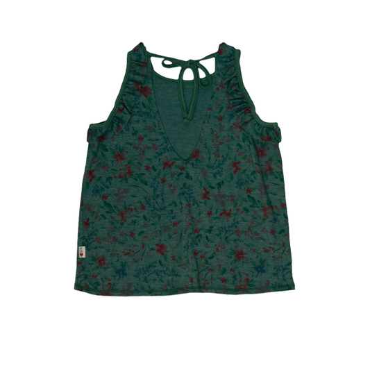 Ruffle Tank (Floral Pattern)