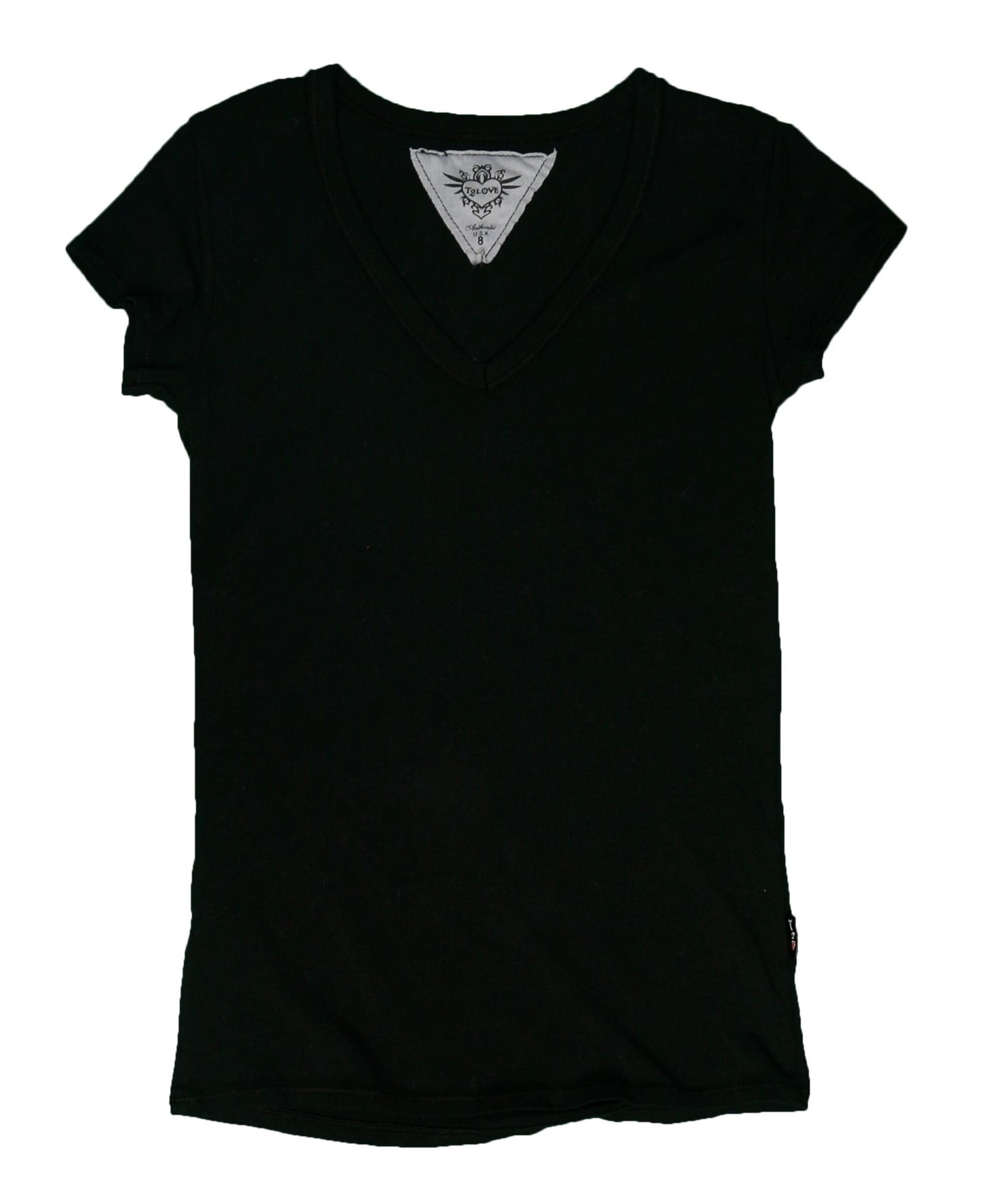 Classic Cap Sleeve V-Neck Tee