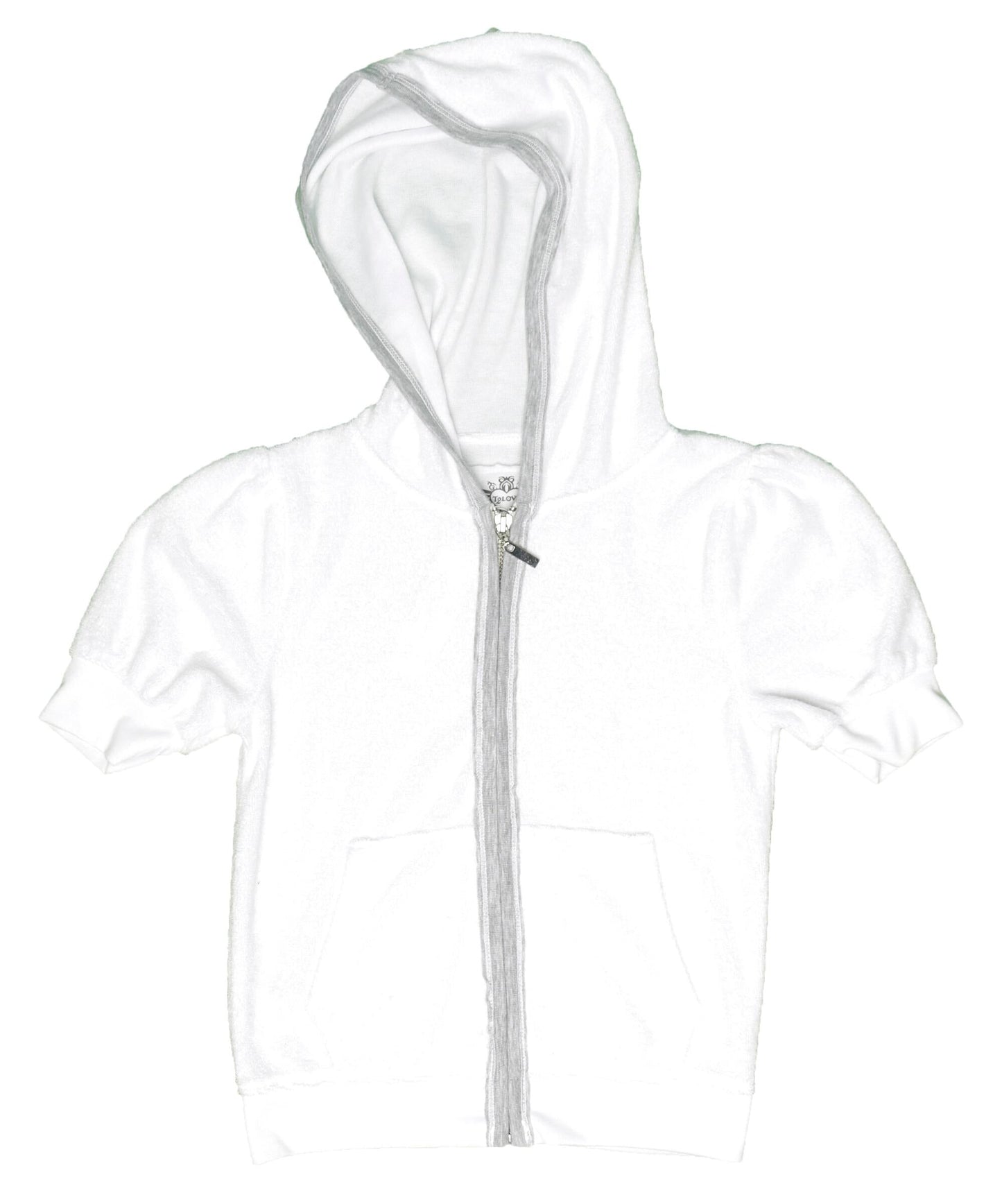 Short-Sleeve Jacket with Hood