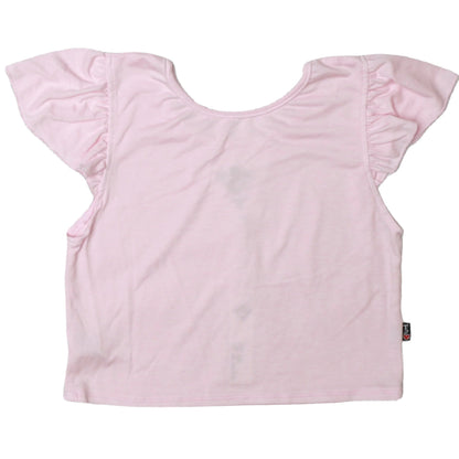Heather Ruffle-Sleeve Tank