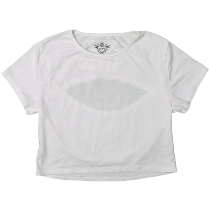 Heather Open-Back Tee