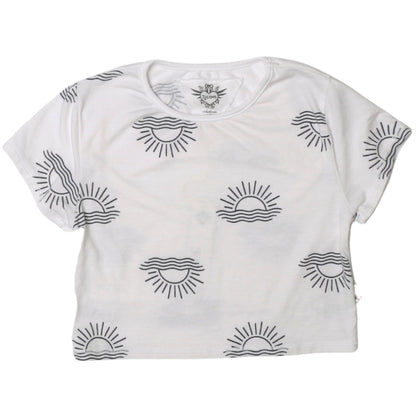 Open-Back Tee (Sunset Pattern)