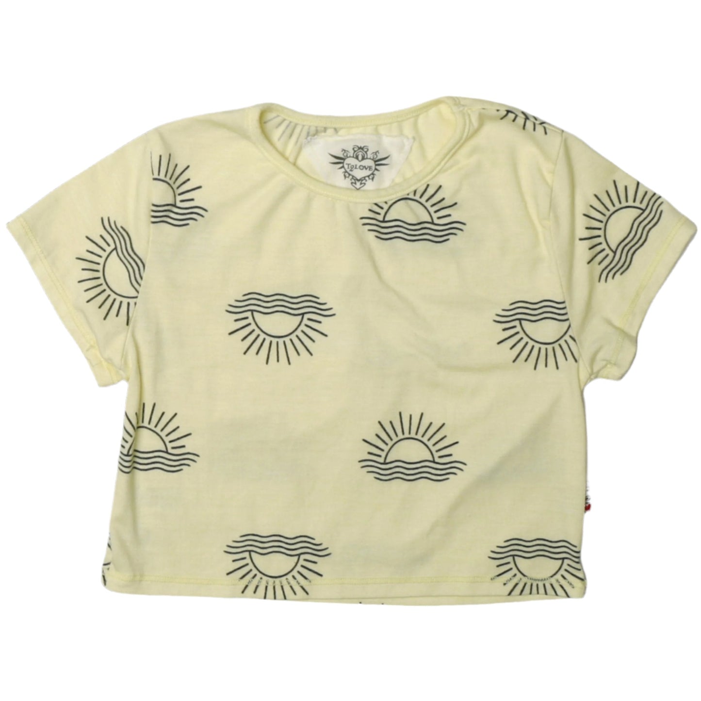 Open-Back Tee (Sunset Pattern)