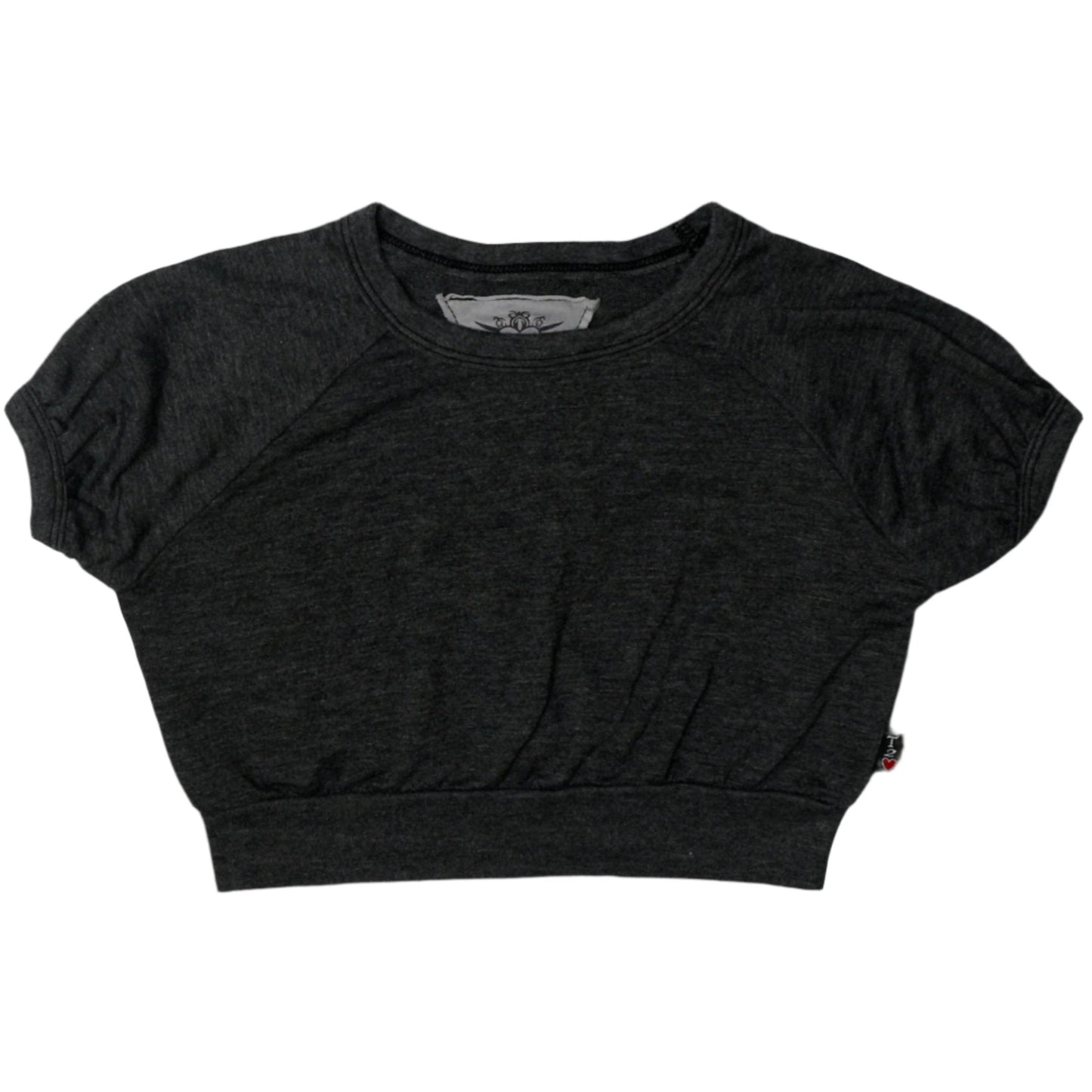 Heather Banded Crop Top