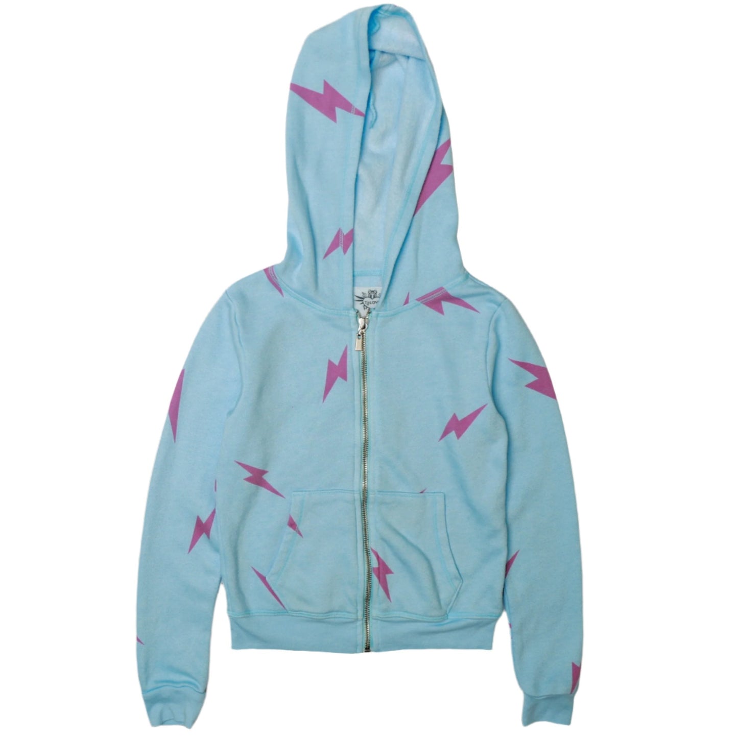 Hooded Jacket (Pink Bolt Pattern)