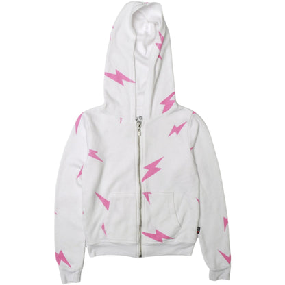 Hooded Jacket (Pink Bolt Pattern)