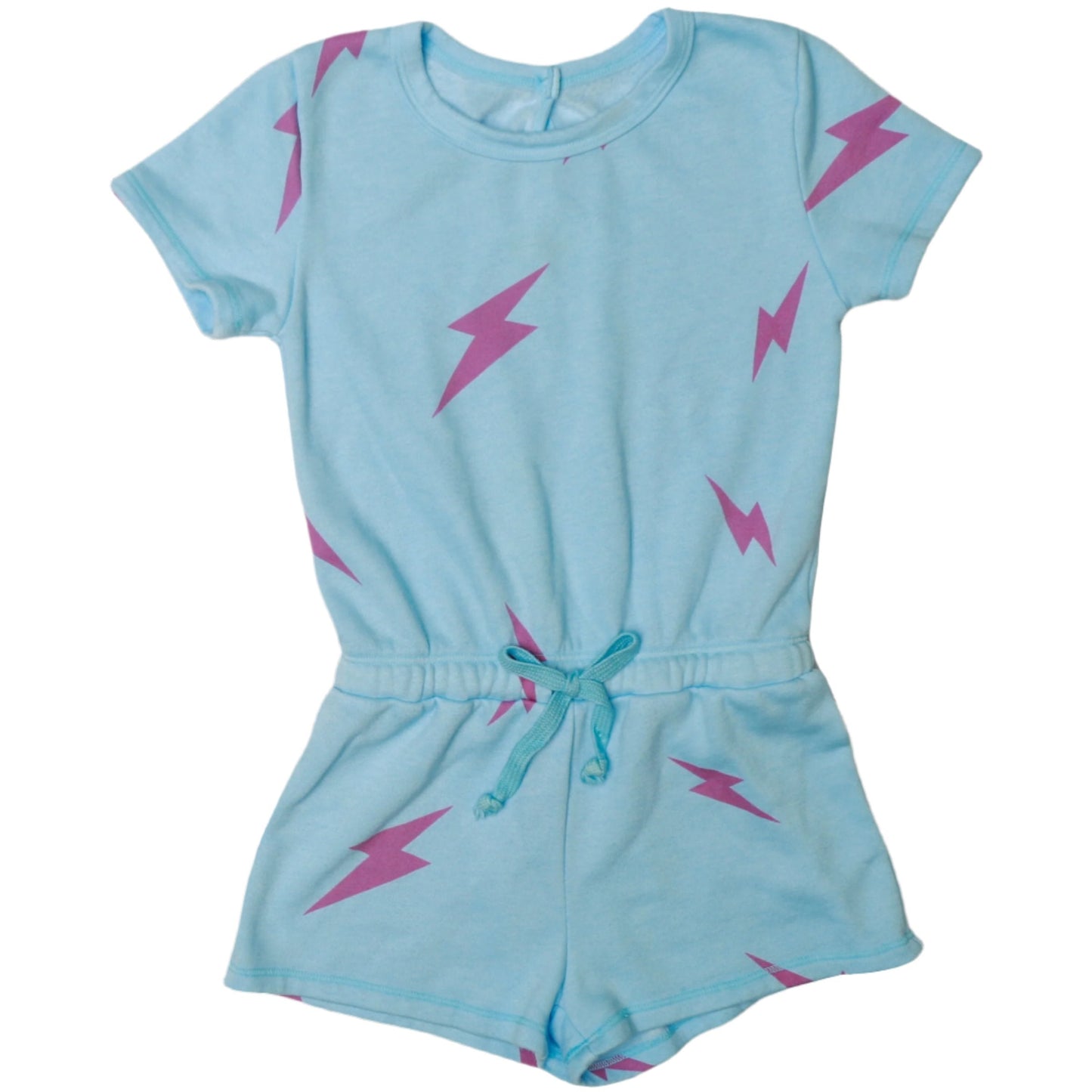 Easy Romper (Pink Bolt Pattern)