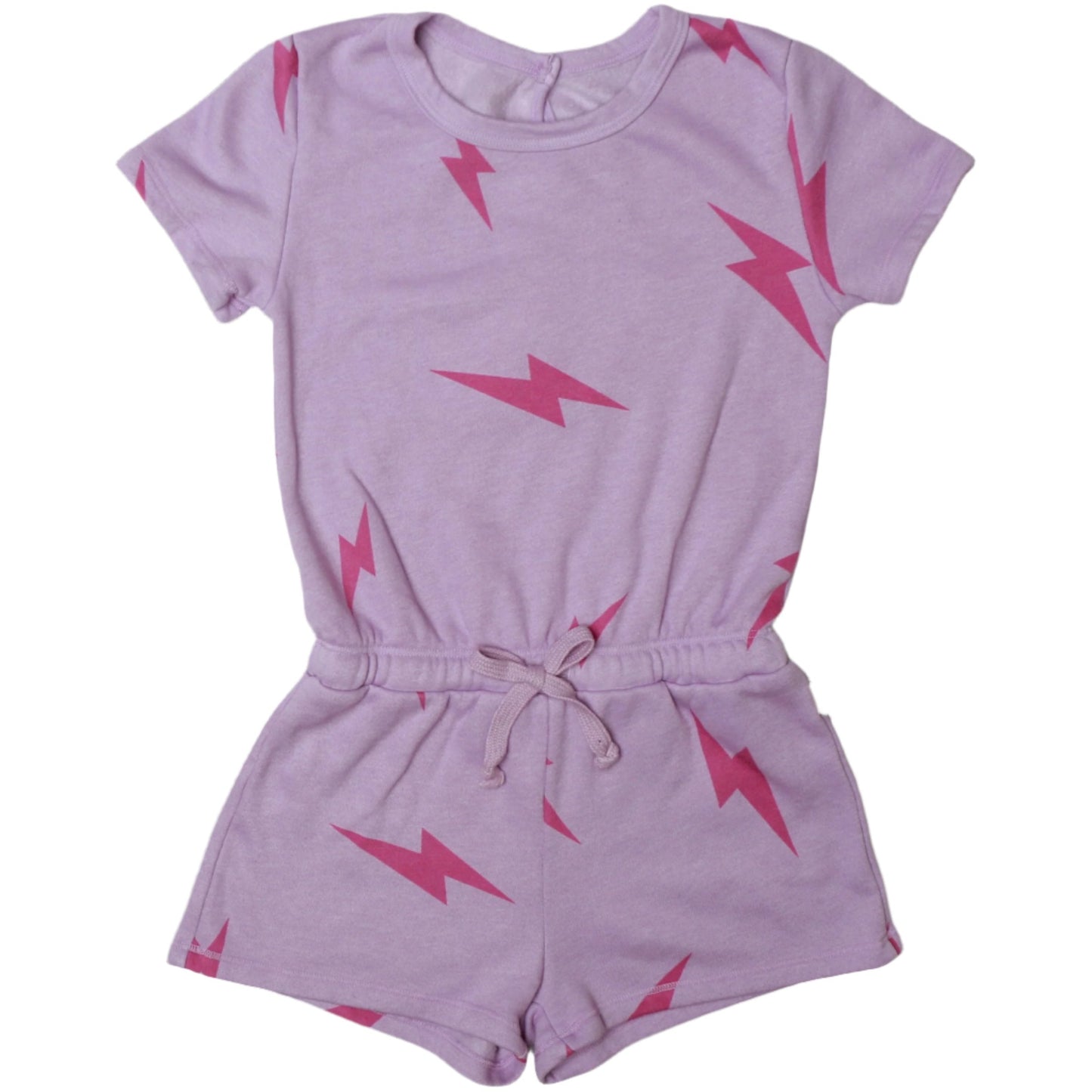 Easy Romper (Pink Bolt Pattern)