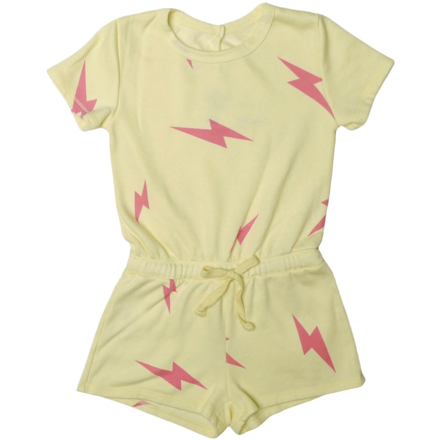 Easy Romper (Pink Bolt Pattern)