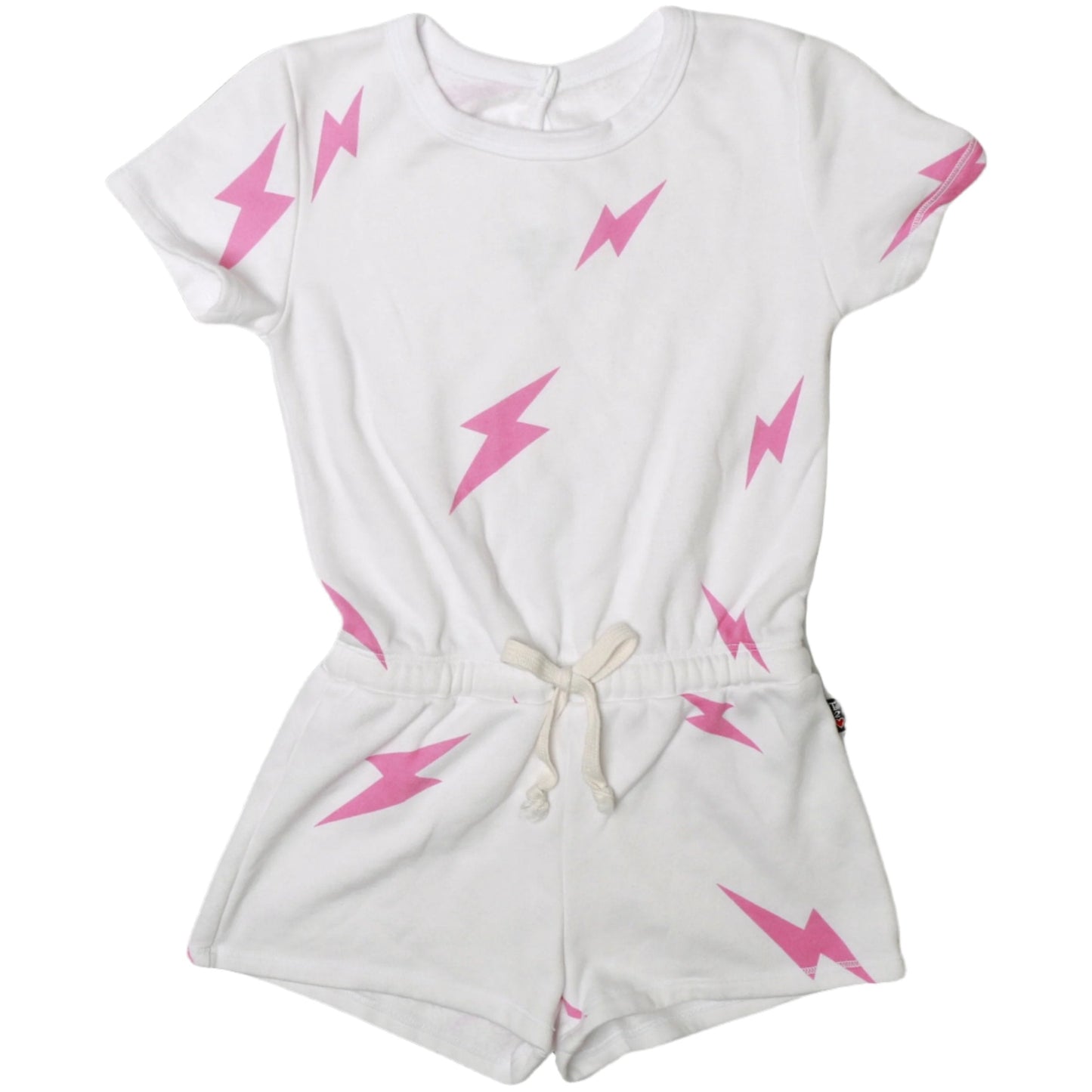 Easy Romper (Pink Bolt Pattern)