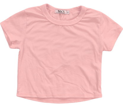 Heather Crop Baby Tee