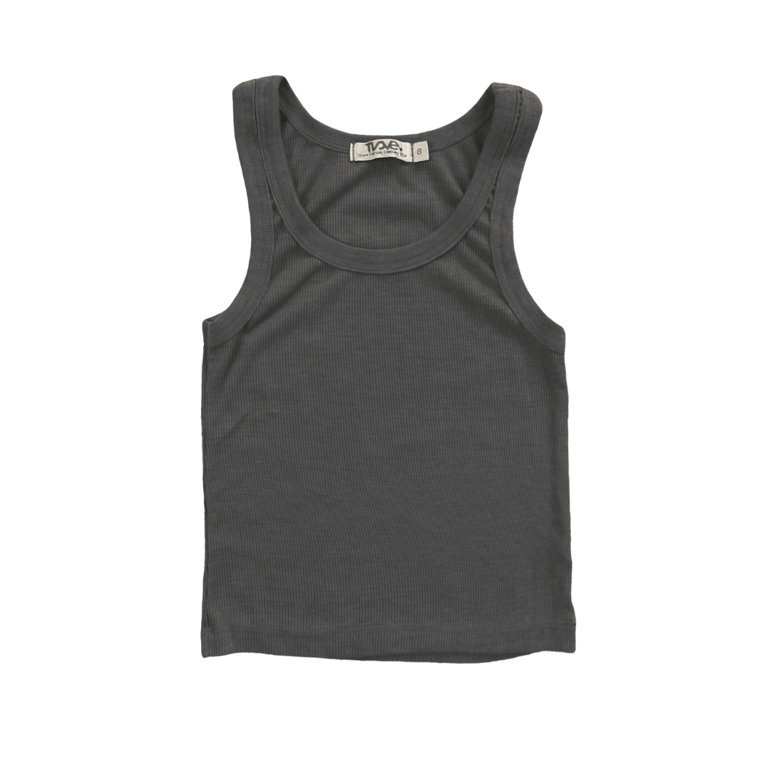 Heather Crop Baby Tank