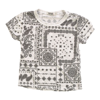 Signature Cap Sleeve Tee (Bandana Pattern)