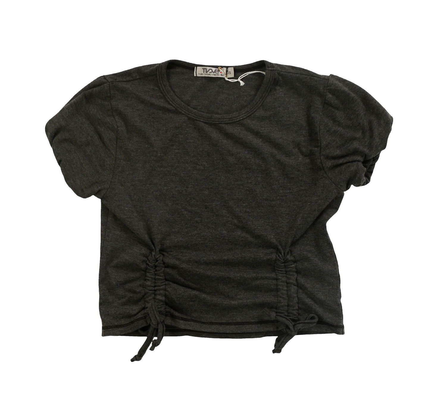 Heather Double Gather-Front Top