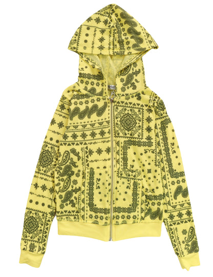 Hooded Jacket (Bandana Pattern)