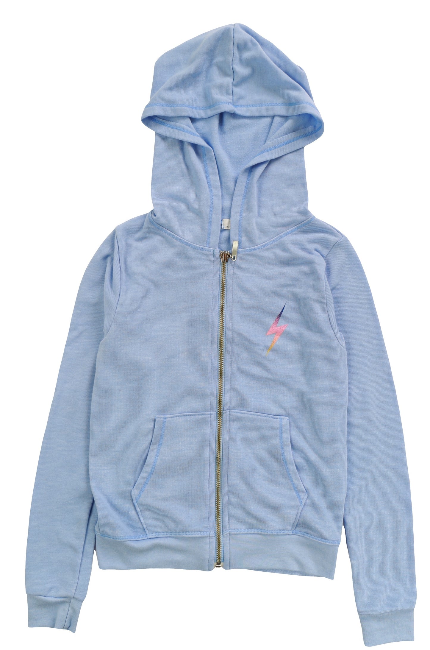 Hooded Jacket (Mini Ombre Bolt Print)