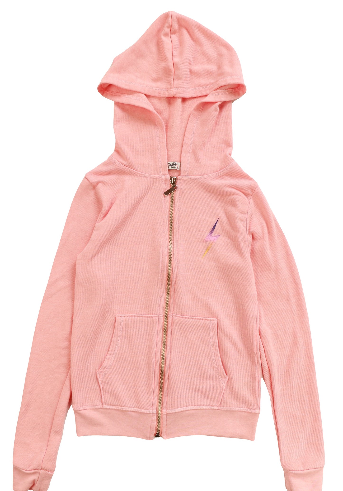Hooded Jacket (Mini Ombre Bolt Print)