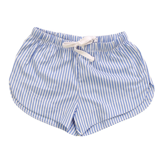 Cozy Shorts (Blue Stripes)