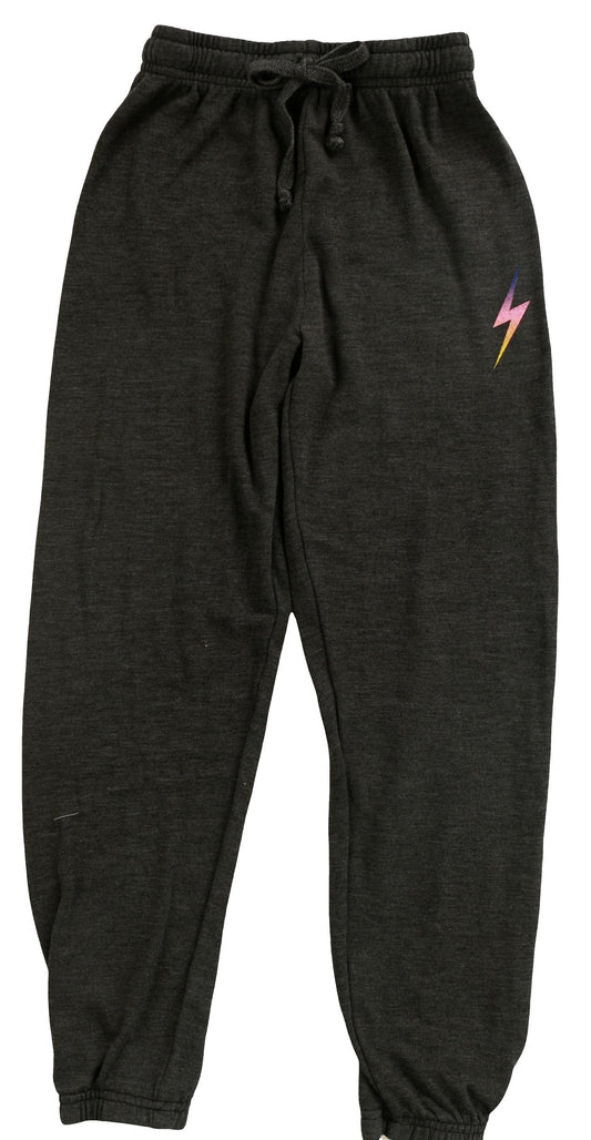 Athletic Pants (Mini Ombre Bolt Print)