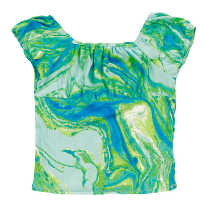 Baby Doll Top (Marble Tie-Dye)