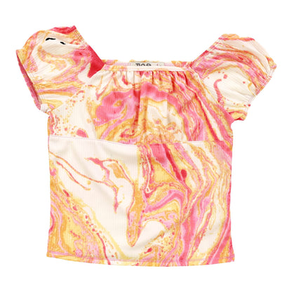 Baby Doll Top (Marble Tie-Dye)