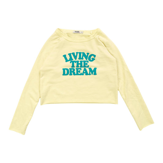 Long-Sleeve Easy Crew ("LIVING THE DREAM")