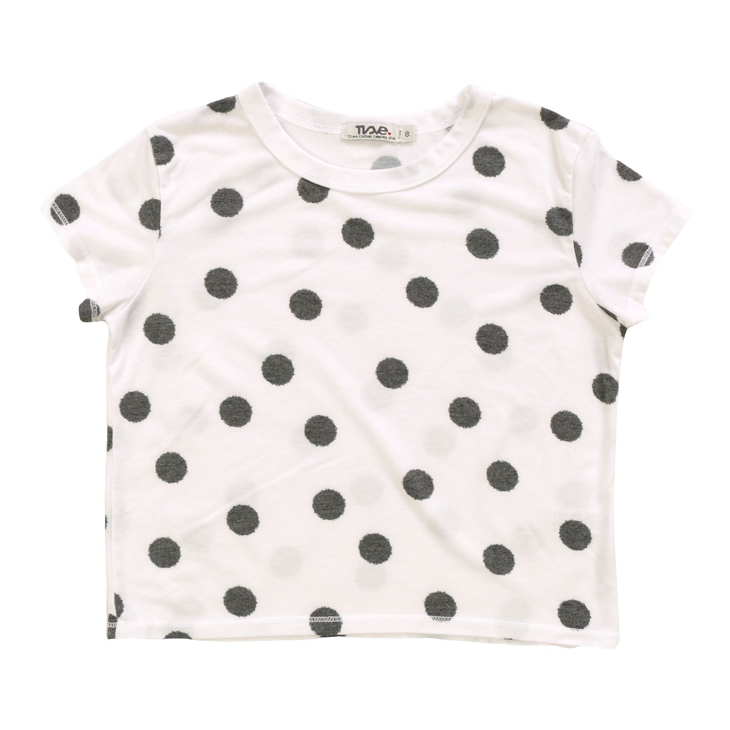 Heather Boxy Top (Polka Dot Pattern)
