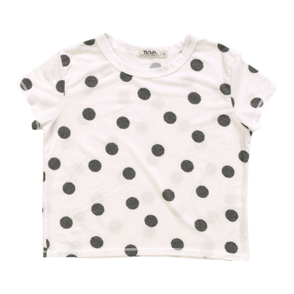 Heather Boxy Top (Polka Dot Pattern)