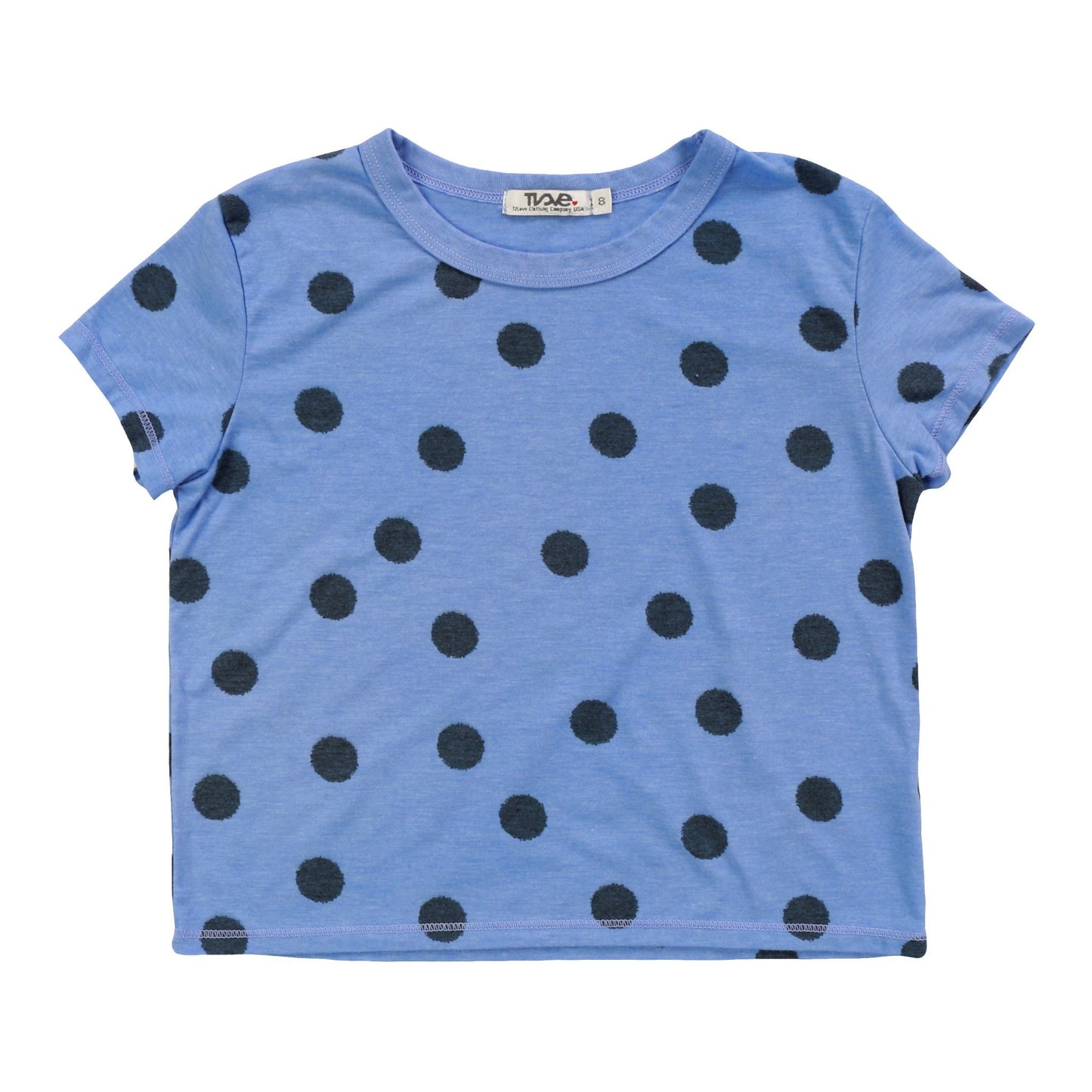 Heather Boxy Top (Polka Dot Pattern)