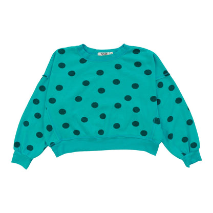 Heather Dolman Sweater Top (Polka Dot Pattern)