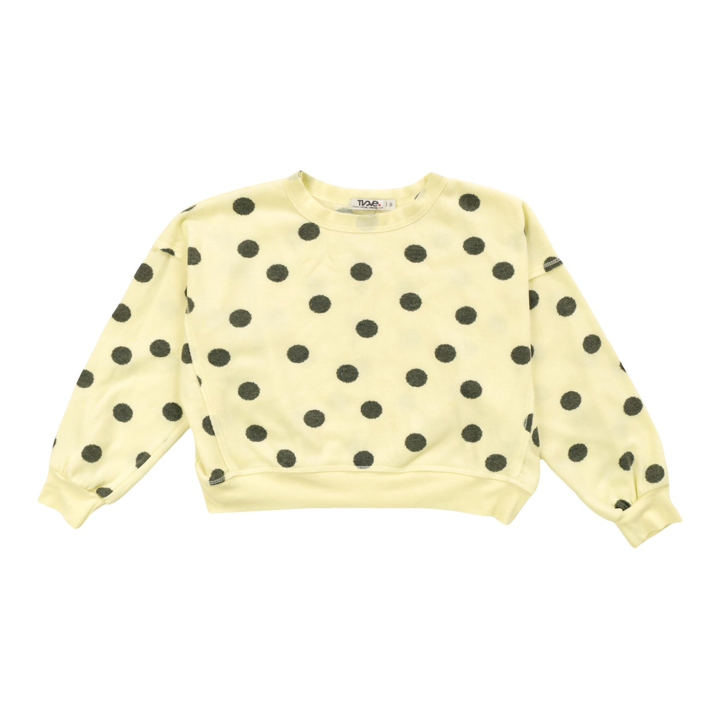 Heather Dolman Sweater Top (Polka Dot Pattern)