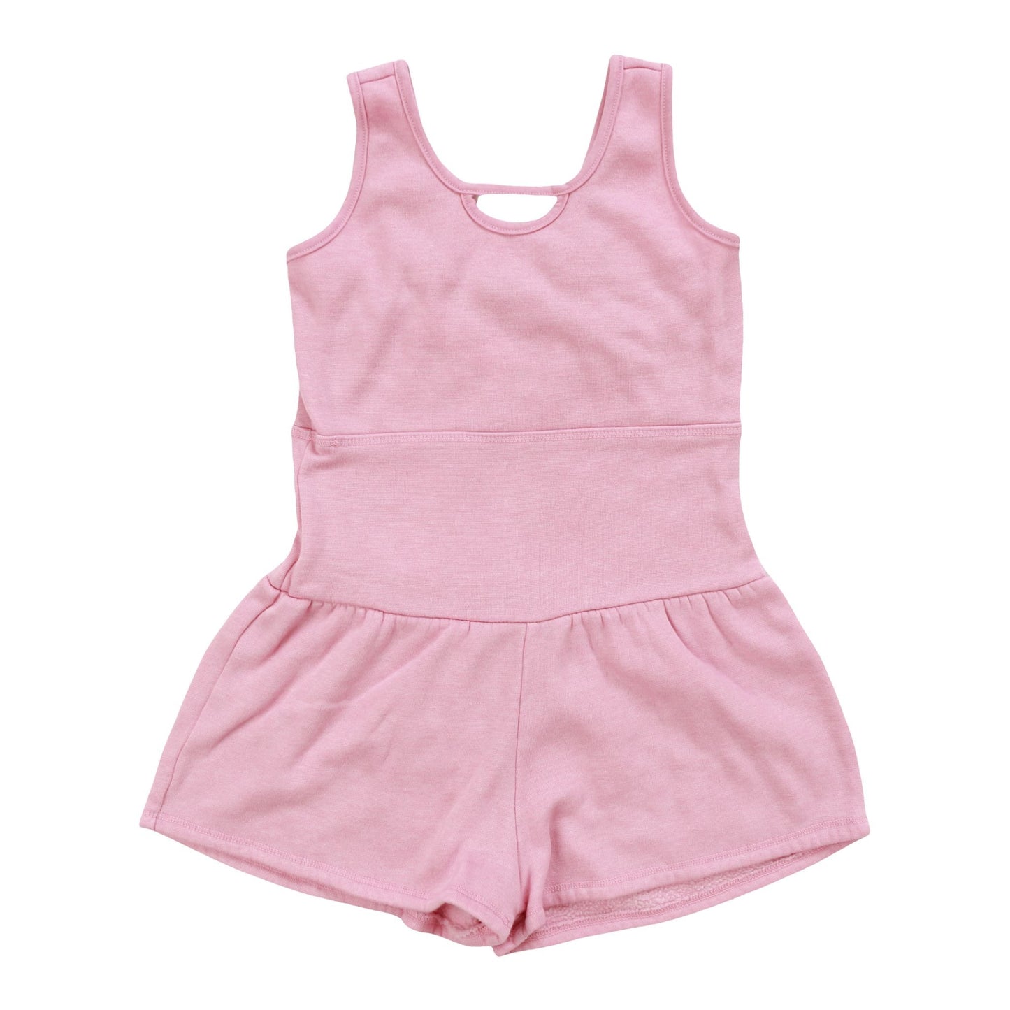 Heather Keyhole Tank Romper