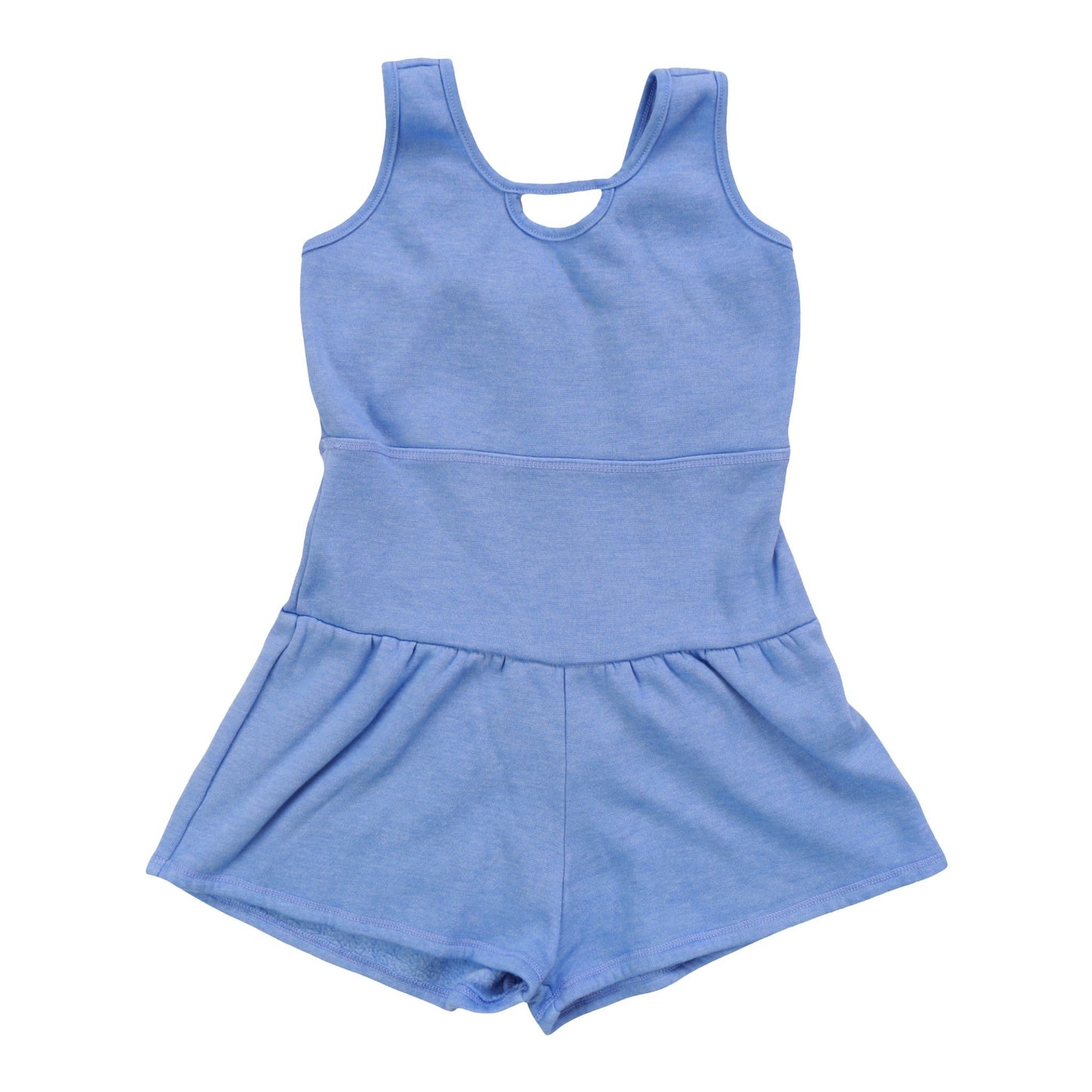 Heather Keyhole Tank Romper