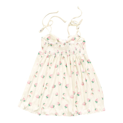Knotted Cami Dress (Strawberry Pattern)