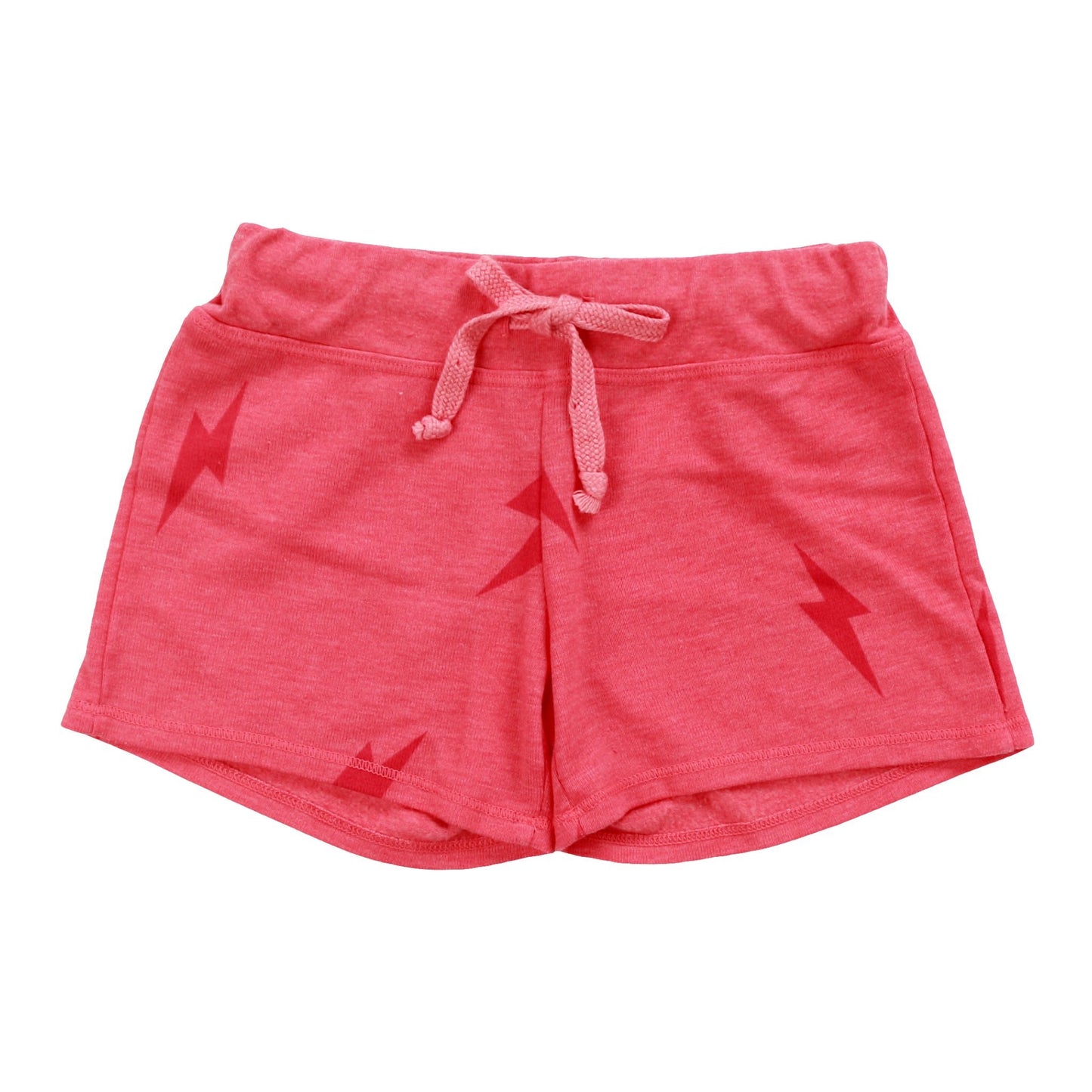 Heather Signature Shorts (Pink Bolt Pattern)