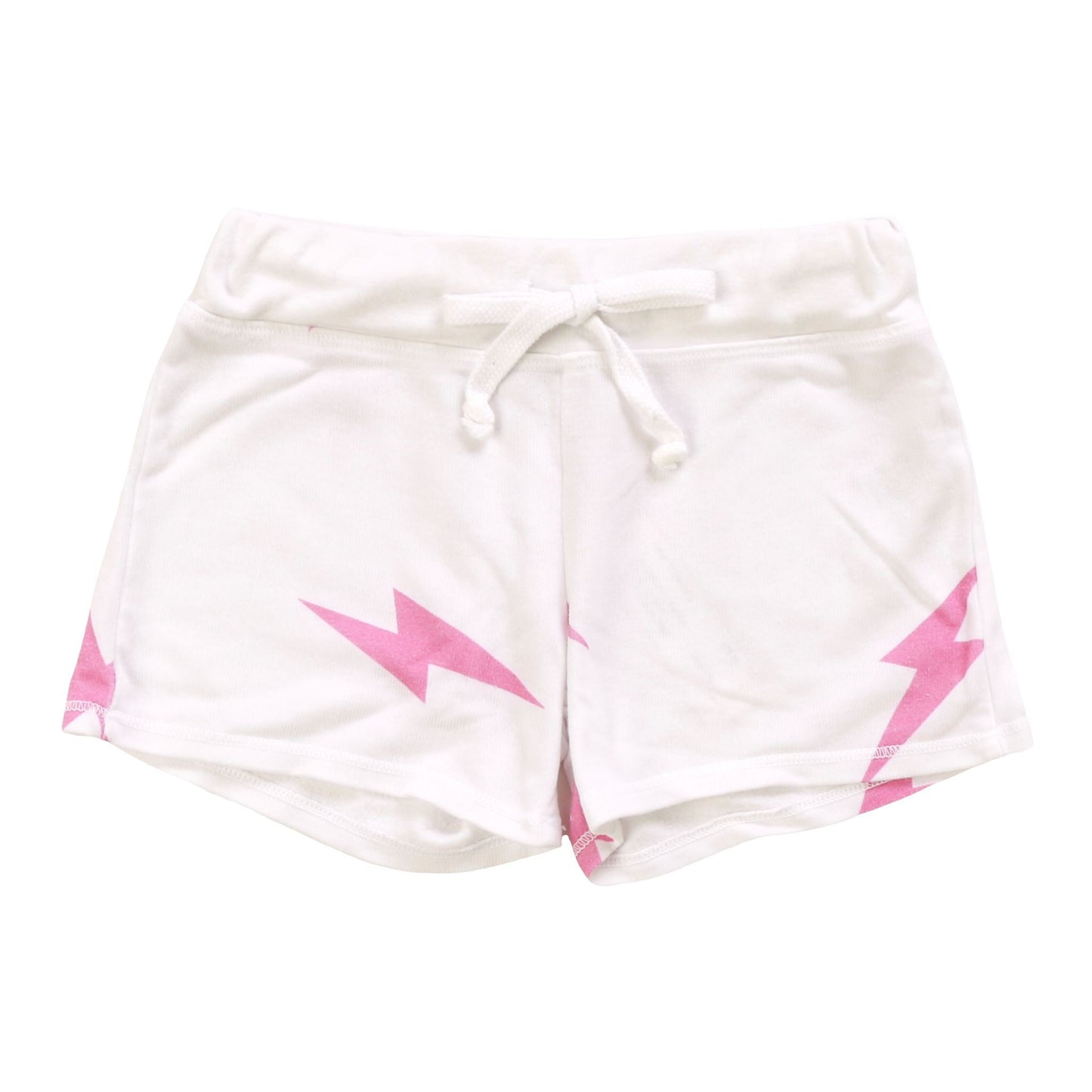 Heather Signature Shorts (Pink Bolt Pattern)