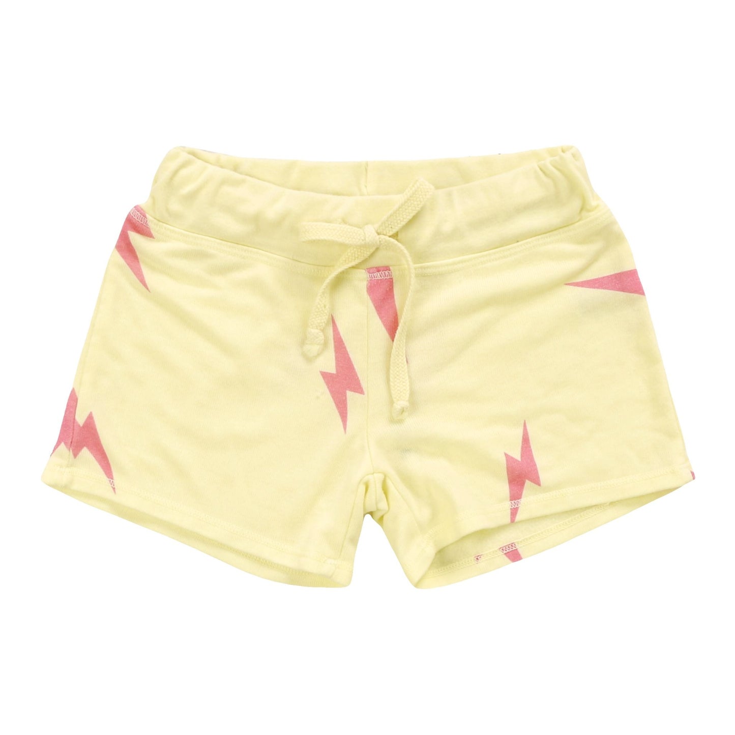 Heather Signature Shorts (Pink Bolt Pattern)