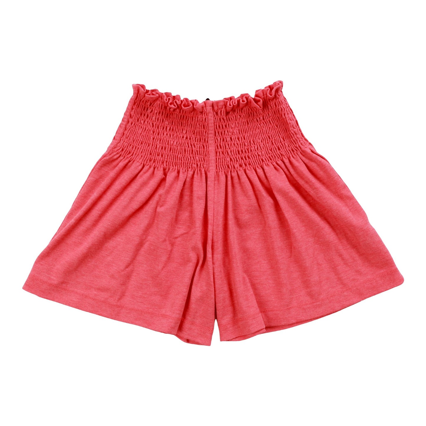 Heather Smocked-Top Shorts