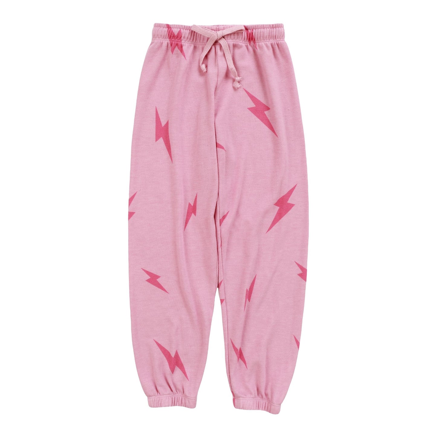 Athletic Pants (Pink Bolt Pattern)