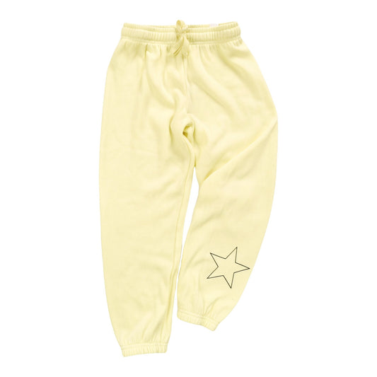 Heather Athletic Pants (Outline Star Print)