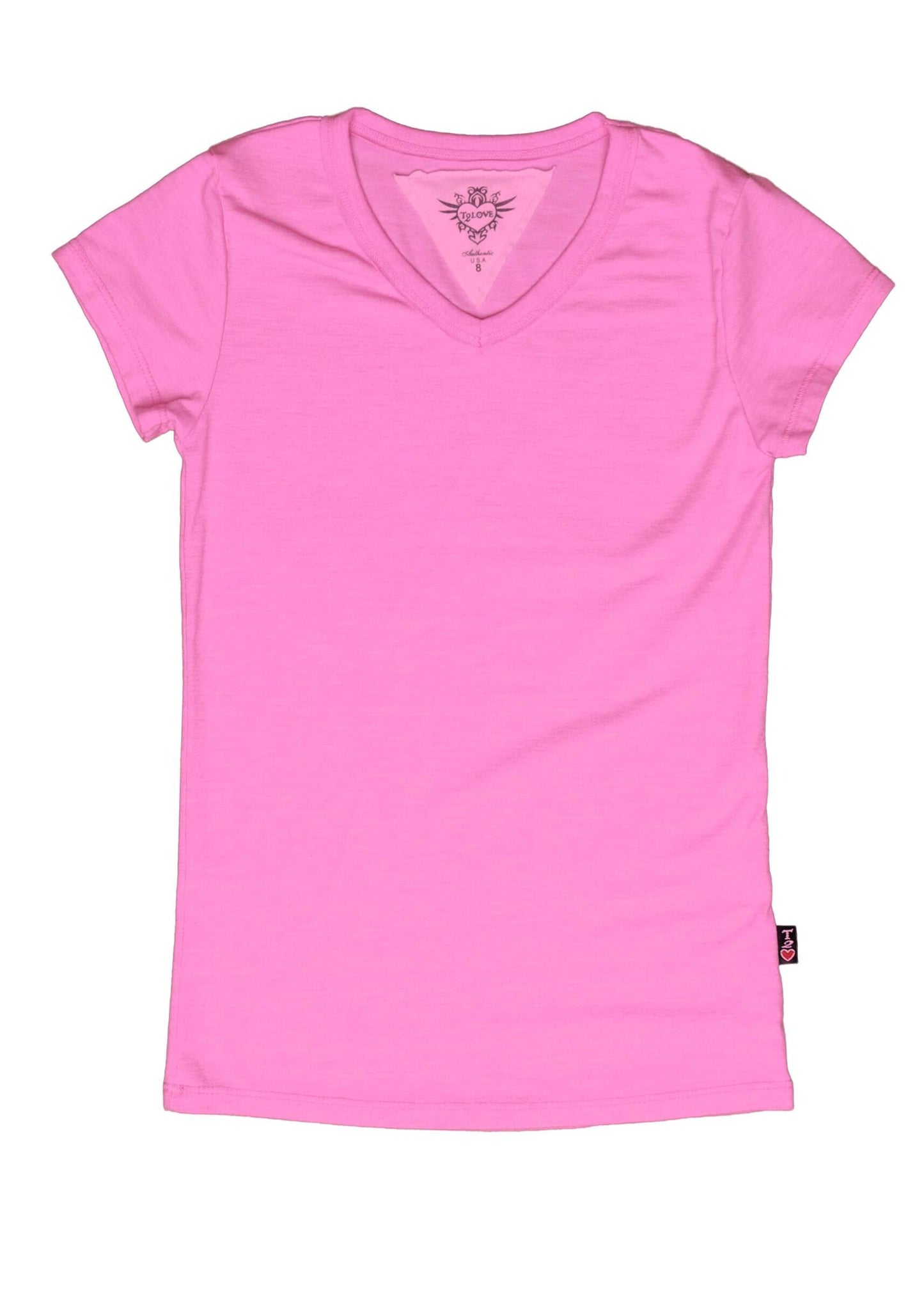 Classic Cap Sleeve V-Neck Tee