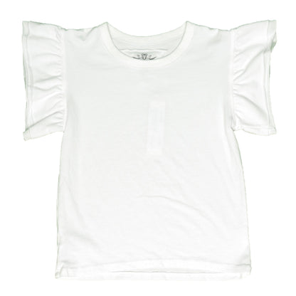 Double Ruffle-Sleeve Tee