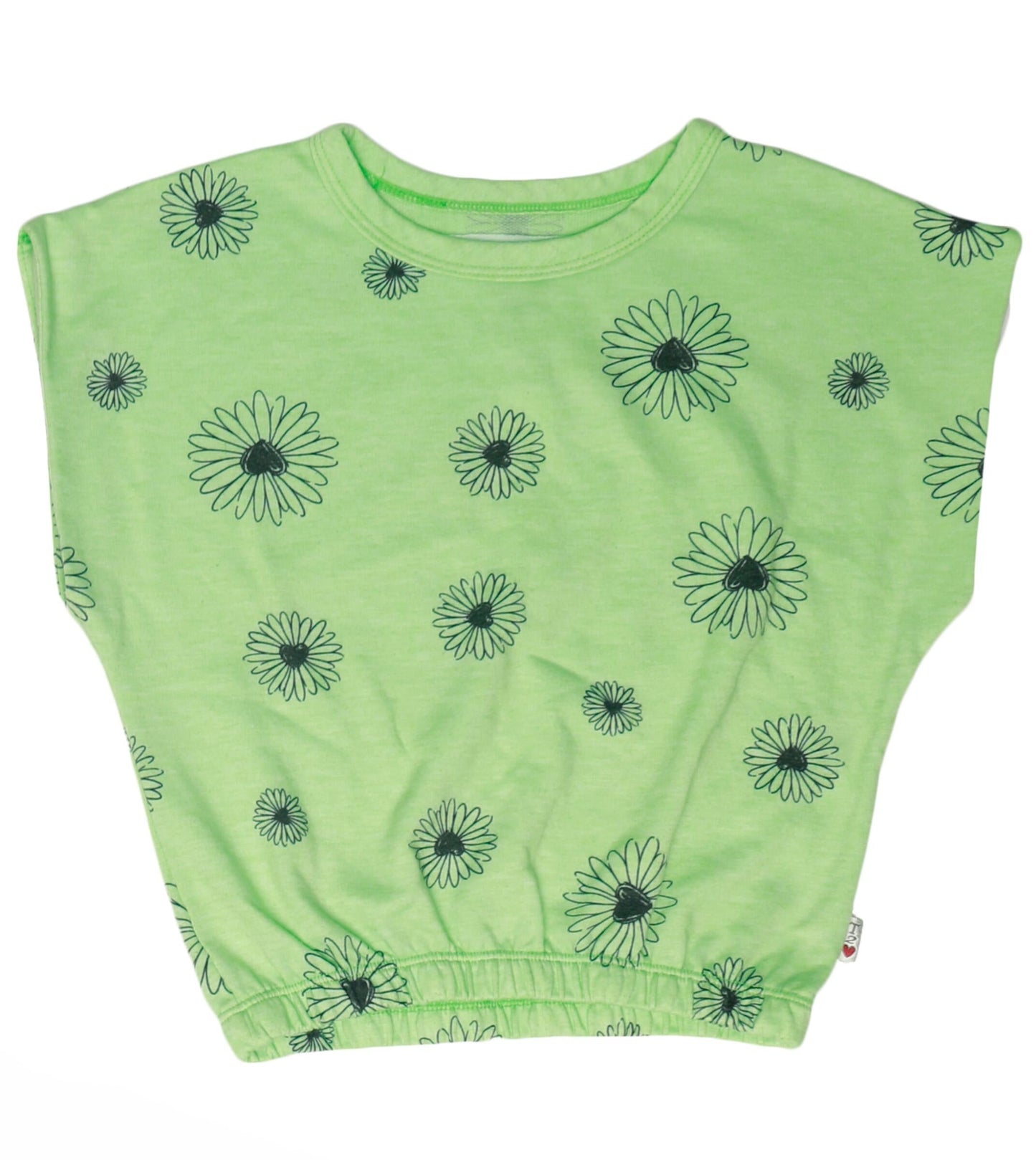 Short Muscle Top (Daisy Pattern)