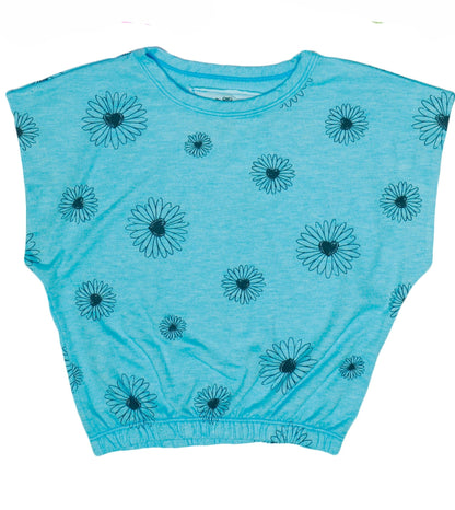 Short Muscle Top (Daisy Pattern)