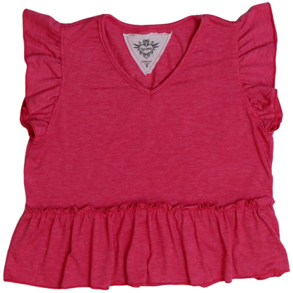Heather Ruffle Top