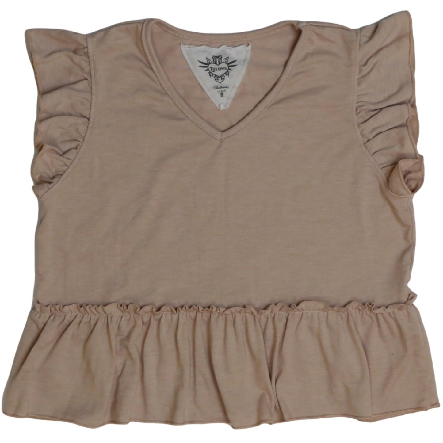 Heather Ruffle Top