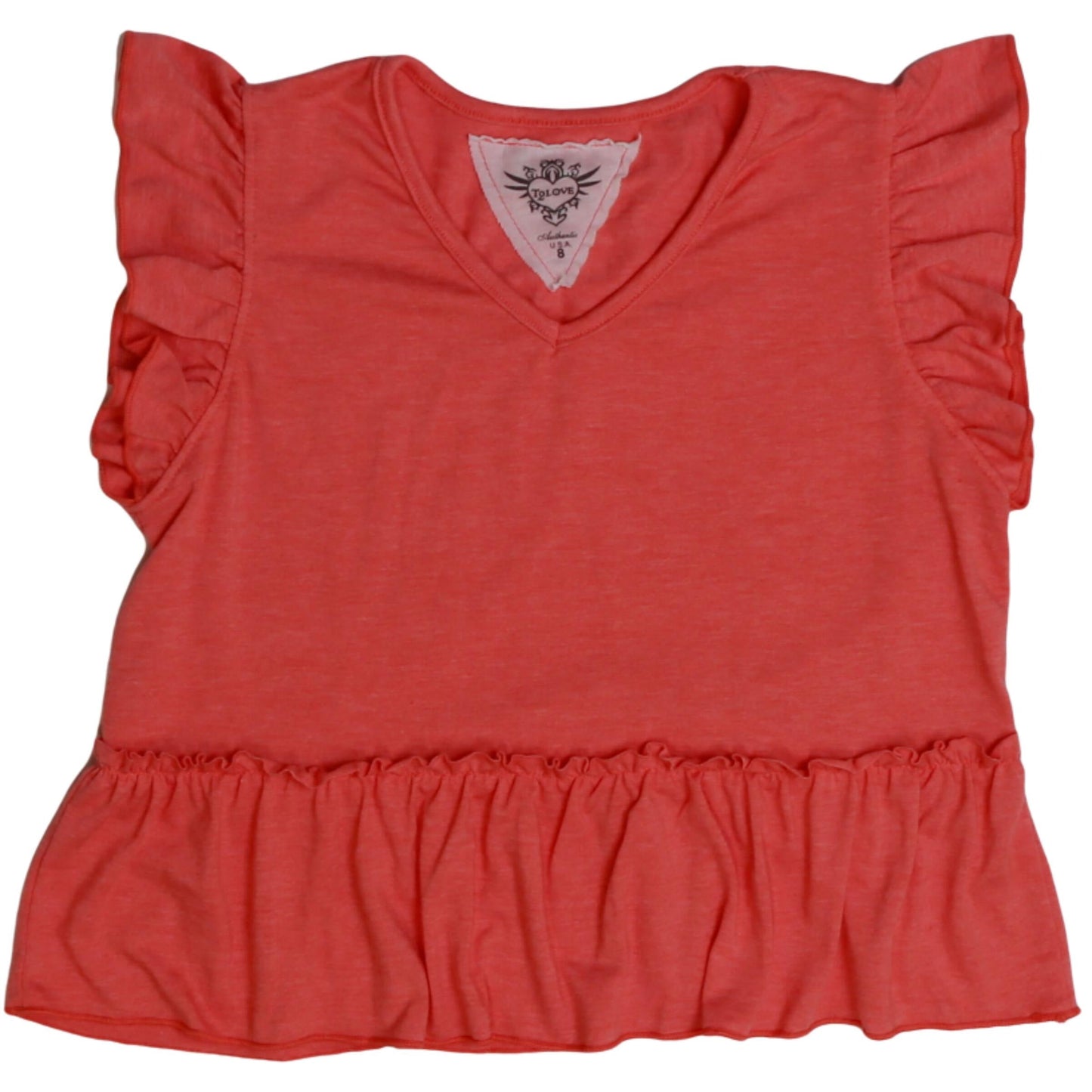 Heather Ruffle Top