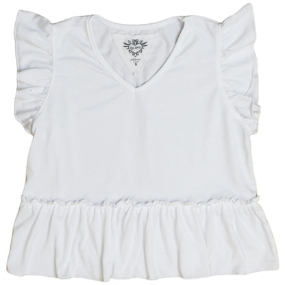 Heather Ruffle Top