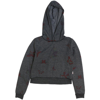 Hooded Pullover (Colorful Butterfly Pattern)