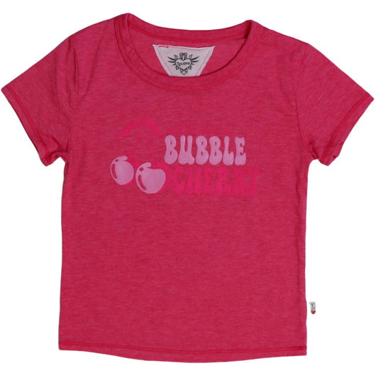 Signature Cap Sleeve Tee ("SUPER FLAVOUR BUBBLE CHERRY")